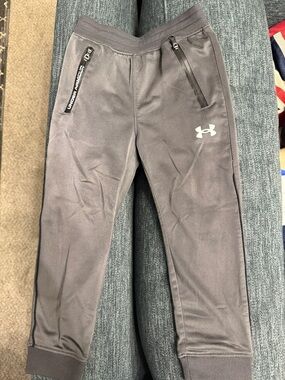 Under Armour Charcoal Gray Kids' Performance Joggers